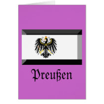 Preussen Flag Gem Greeting Cards