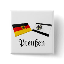 Preussen, Germany Flag Tiles buttons