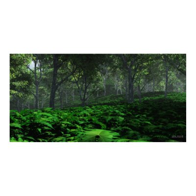 Prevailing Forest - Extreme Poster by 3dartwork