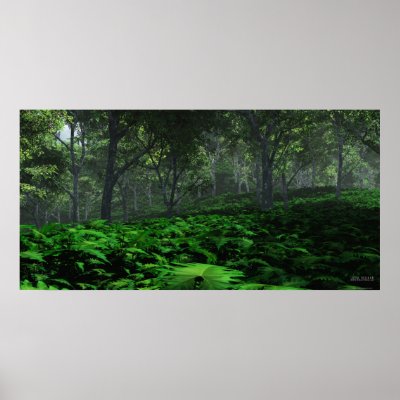 Prevailing Forest - Extreme Poster by 3dartwork