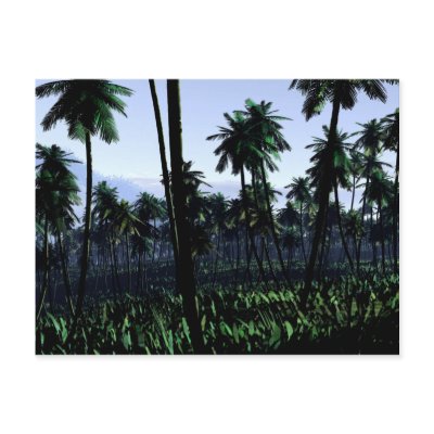 Prevailing Jungle Postcard by 3dartwork