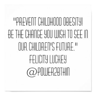 Prevent Childhood Obesity print