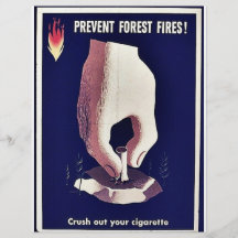 Prevent Forest Fires Flyer