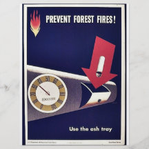 Prevent Forest Fires Flyer Design