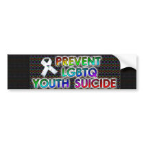 Prevent LGBTQ Youth Suicide Bumper Sticker