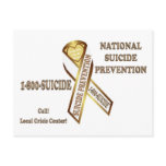 Prevent Suicide POSTER Postcard