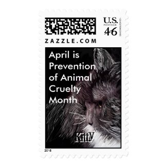 Prevention of Animal Cruelty Month stamp
