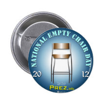 PREZ.info - Empty Chair 3 Pinback Button