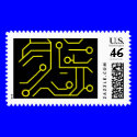 Pri-Dana 25 Years postage