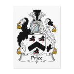 Price Family Crest Post Card