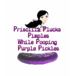 Pricilla Tongue Twister t-shirts