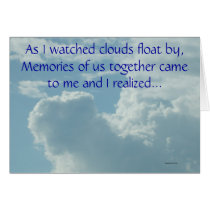 Prick Cloud Memories Card