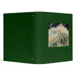 Prickly Barrel Cactus 3 Ring Binders