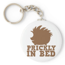 prickly in bed key chain