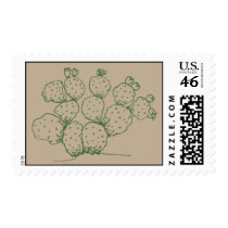 Prickly Pear Arizona Cactus stamps