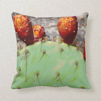 prickly pear cactus pillow