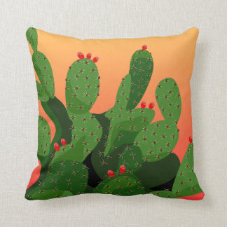 prickly pear cactus pillow