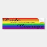 Pride and Courage Bumper Sticker