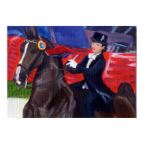 Pride And Joy American Saddlebred Horse Portrait posters