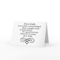Pride and Prejudice Greeting Card