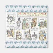Pride and Prejudice Fridge Magnets