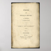 Pride and Prejudice Jane Austen Print