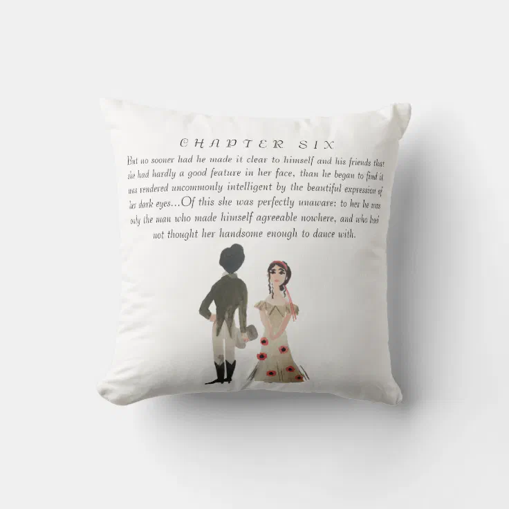 Pride And Prejudice Throw Pillow Zazzle