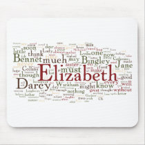 Pride and Prejudice Word Cloud Use Pads