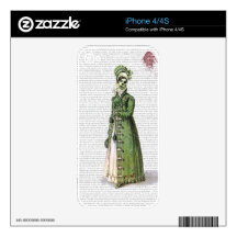 Pride and Prejudice - Zombified! Decal For iPhone 4S