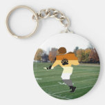 Pride Football Keychain