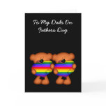 Pride Heart Teddy Bear Fathers Day