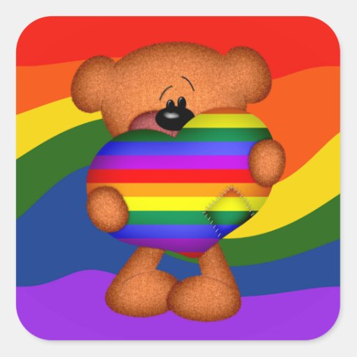 gay pride teddy bear