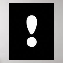 Pride Letter Exclamation ! Posters