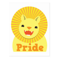 Pride lion postcards
