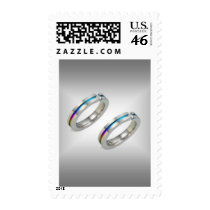 Pride Marriage Bands postage by markthaler Pride Marriage Bands postage