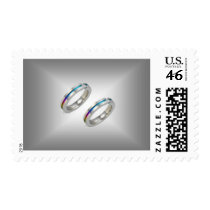 Pride Marriage Bands postage by markthaler Pride Marriage Bands postage