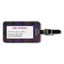 Pride of Scotland Tartan Plaid Luggage Tag