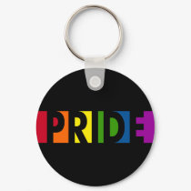 Pride Pop Black Keychain by jamieco Pride Pop Black Keychain