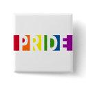 Pride Pop White Button
