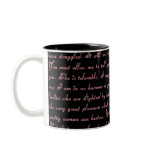 Pride & Prejudice Quote Mug