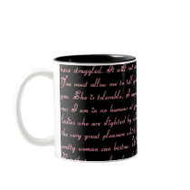 Pride & Prejudice Quote Mug