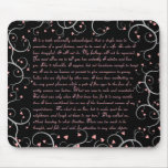 Pride &amp; Prejudice Quotes Mousepad
