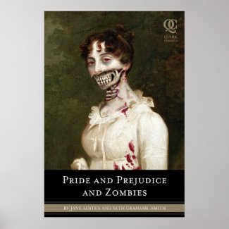 Pride Prejudice & Zombies Cover Poster print