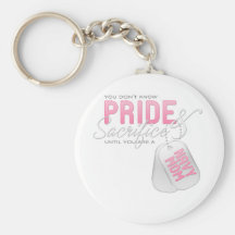 Pride & Sacrifice - Navy Mom Keychains