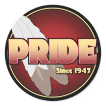 PRIDE Since 1947 stickers by JMGNole PRIDE Since 1947 stickers