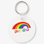 "Pride" with rainbow