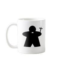 Priest and Nun Meeple mug