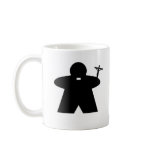 Priest and Nun Meeple mug mugs