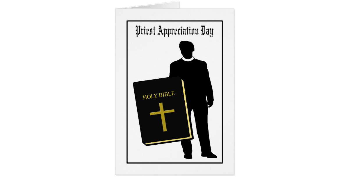 Priest Appreciation Day Card Zazzle