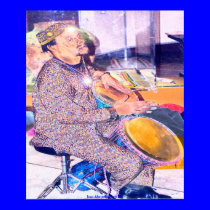 Priest Drummer Playing Solar  Discs posters